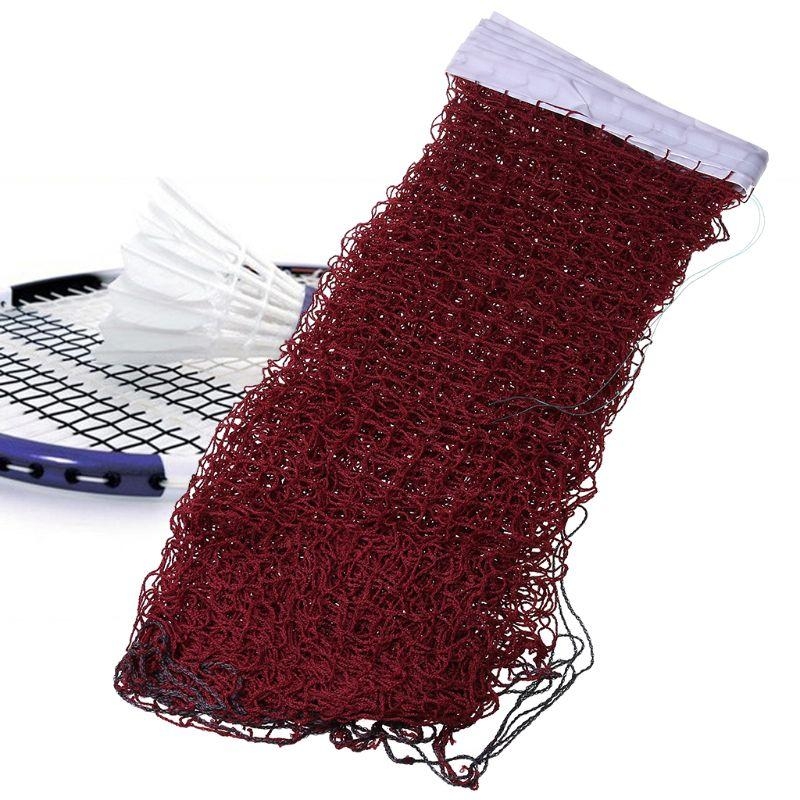 Badminton Netting - 37JE バドミントンネット厚い折りたたみ式簡単セットアップナイロンマルチスポーツネット高速組み立て