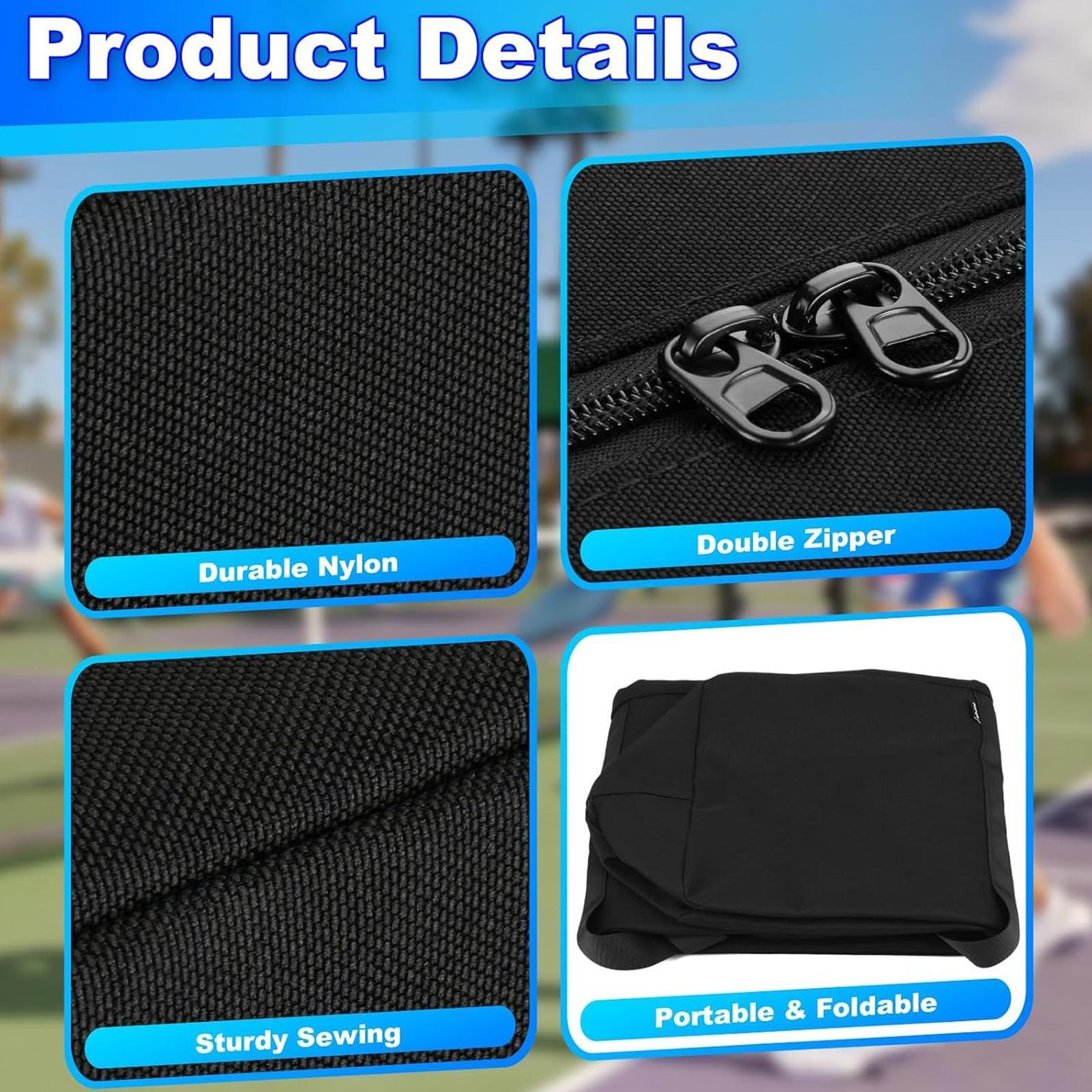 ピクルボール用ネットバッグ。折りたたみ式ネットシステムとファ - Badminton Netting のレビューと価格