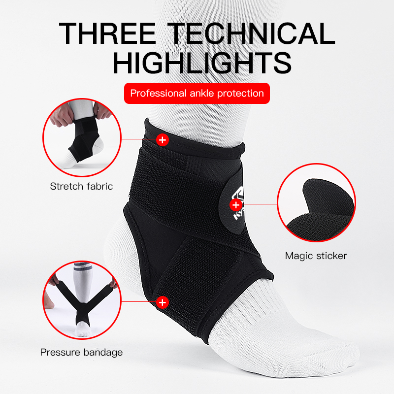 1 個の調節可能な圧縮足首ブレースサポート、強力な足首スポー - Ankle Support Badminton のレビューと価格