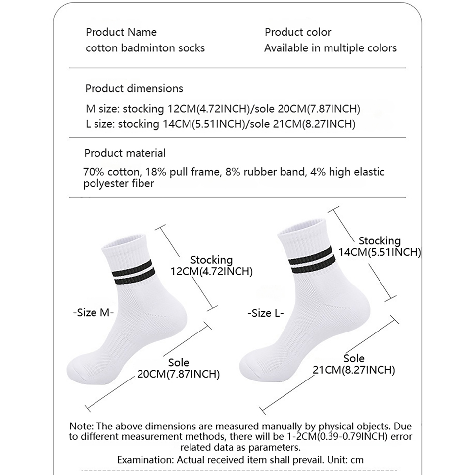 Loogdeel コットン製、滑り止め付き、通気性のあるタオ - Ankle Support Badminton のレビューと価格