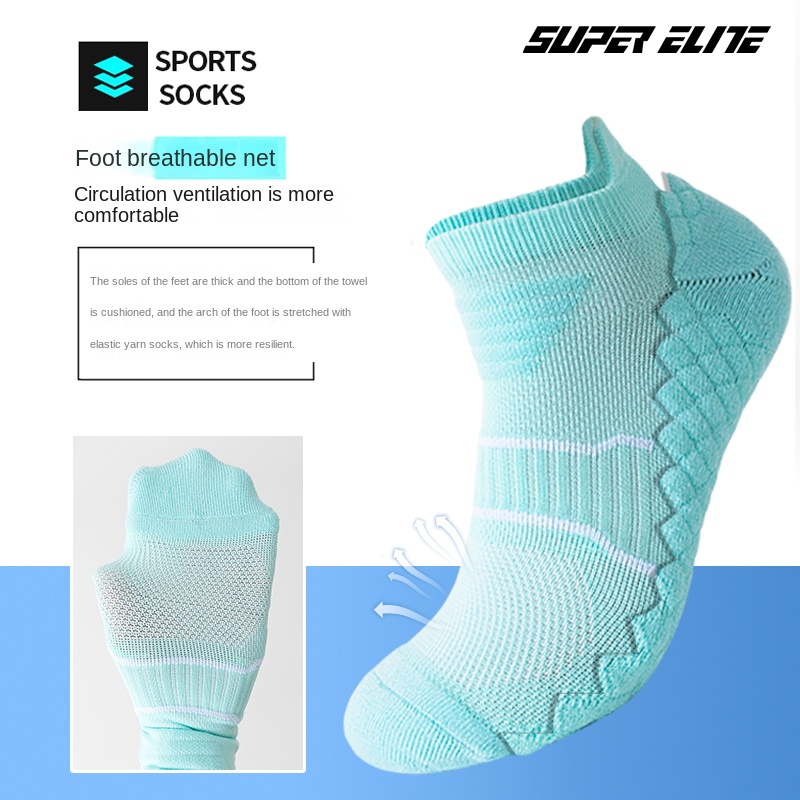 メンズスポーツソックス、バドミントンソックス、吸湿速乾マッサ - Ankle Support Badminton のレビューと価格