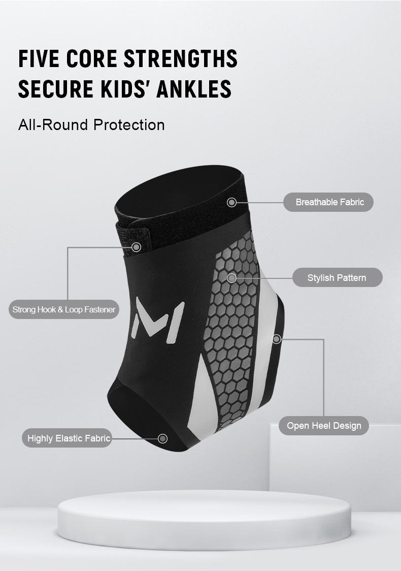 1個入り クーパー製子供用足首サポート圧縮フットスリーブ 足 - Ankle Support Badminton のレビューと価格