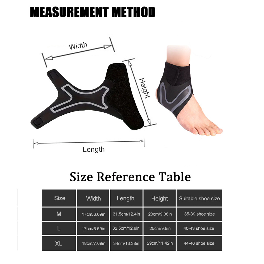 1 個の足首ブレースサポート圧縮スリーブ通気性ランニングフッ - Ankle Support Badminton のレビューと価格